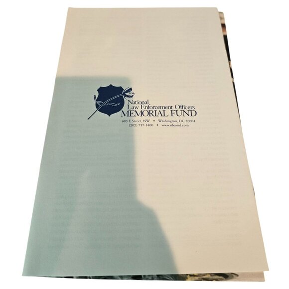 National Law Enforcement Officers Memorial 2002 Fallen Roll Call Book Program - Picture 7 of 8